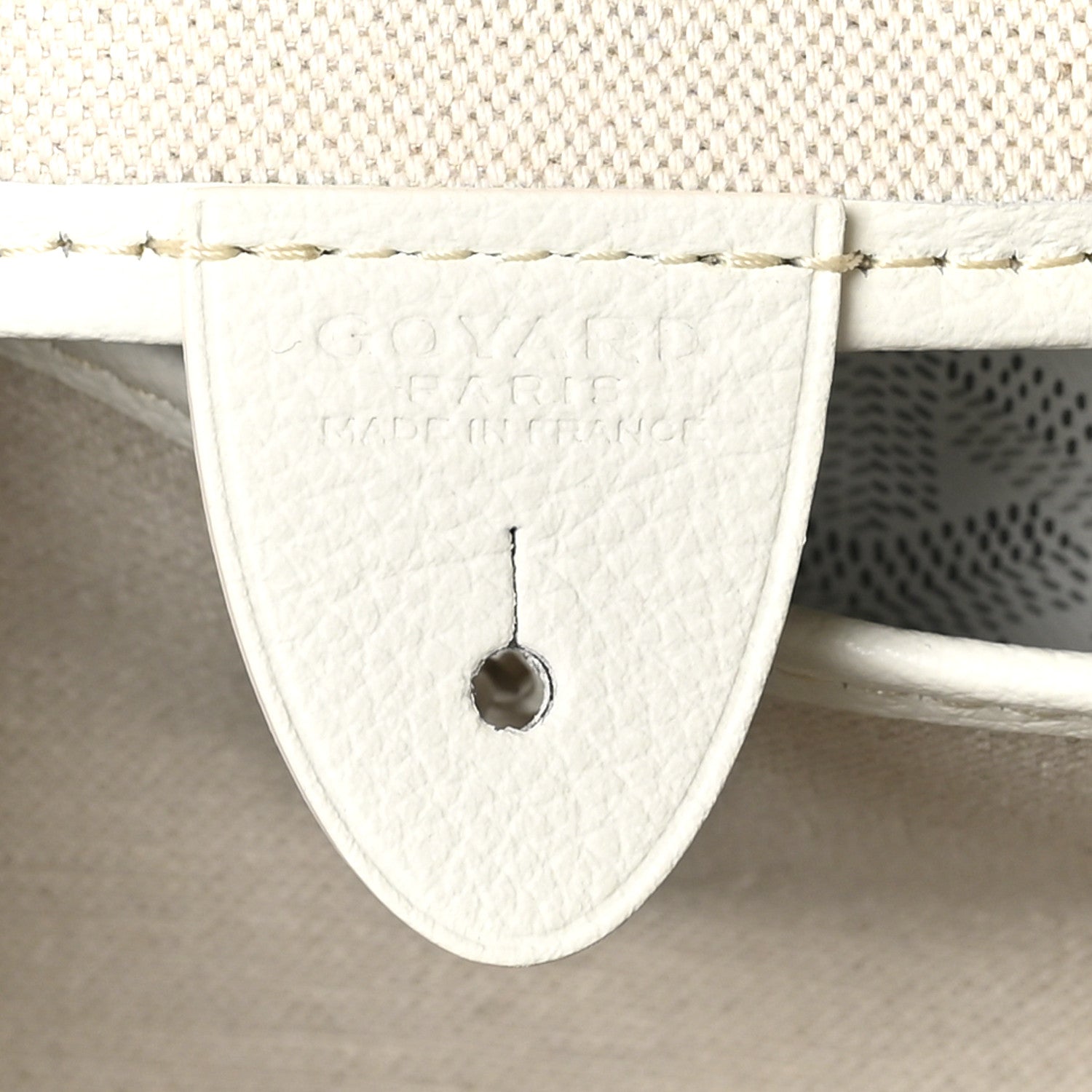 Goyard Goyardine Artois PM White 6 of 10