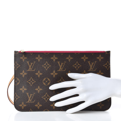 Louis Vuitton Monogram Neverfull MM GM Pochette Pivoine 2 of 8