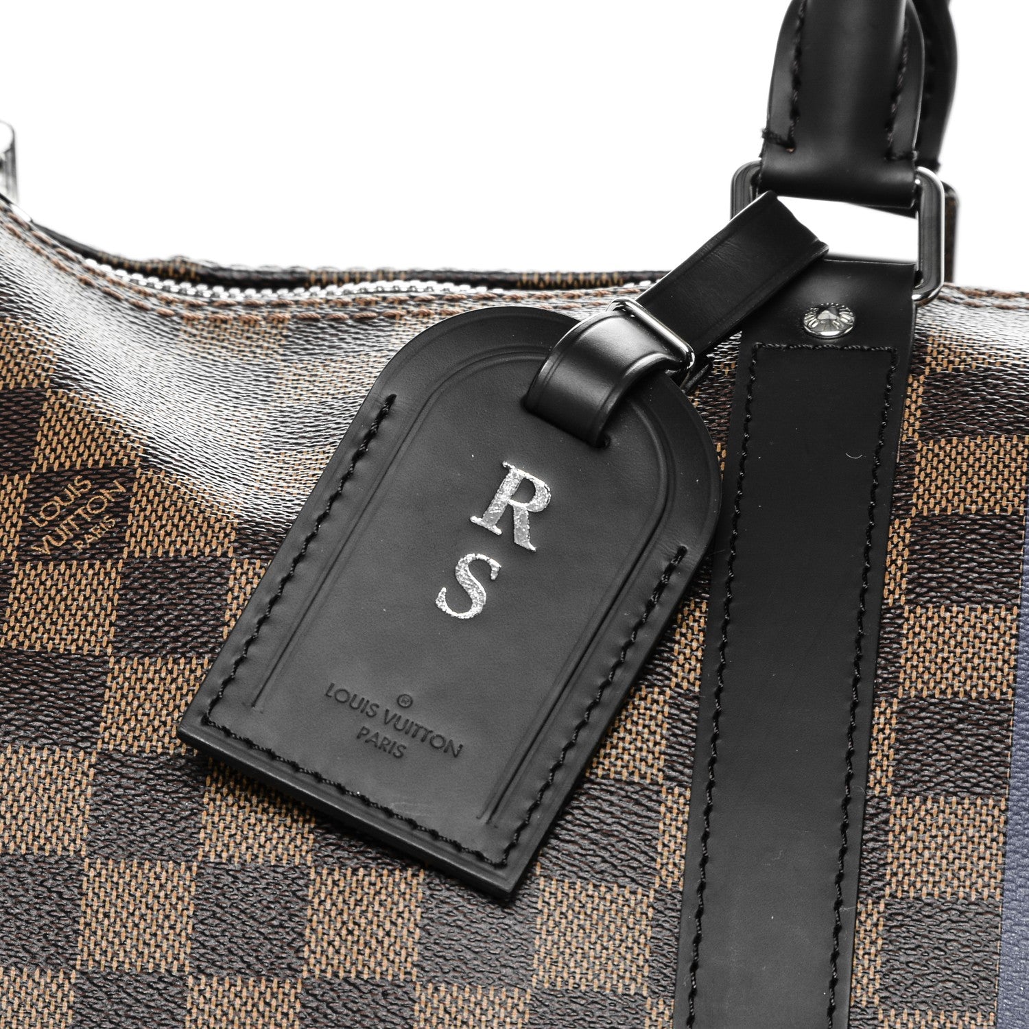 Louis Vuitton Savane Damier Ebene Keepall Bandouliere 45 8 of 9