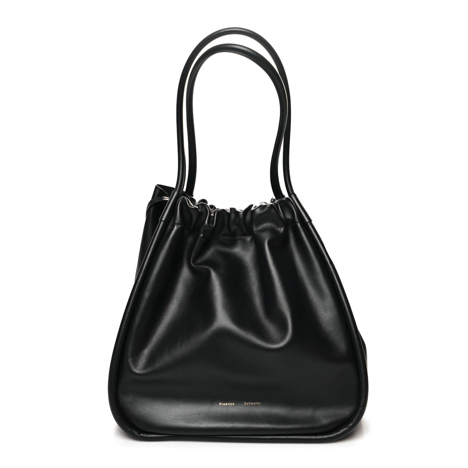 Proenza Schouler Calfskin XL Ruched Tote Black 3 of 15