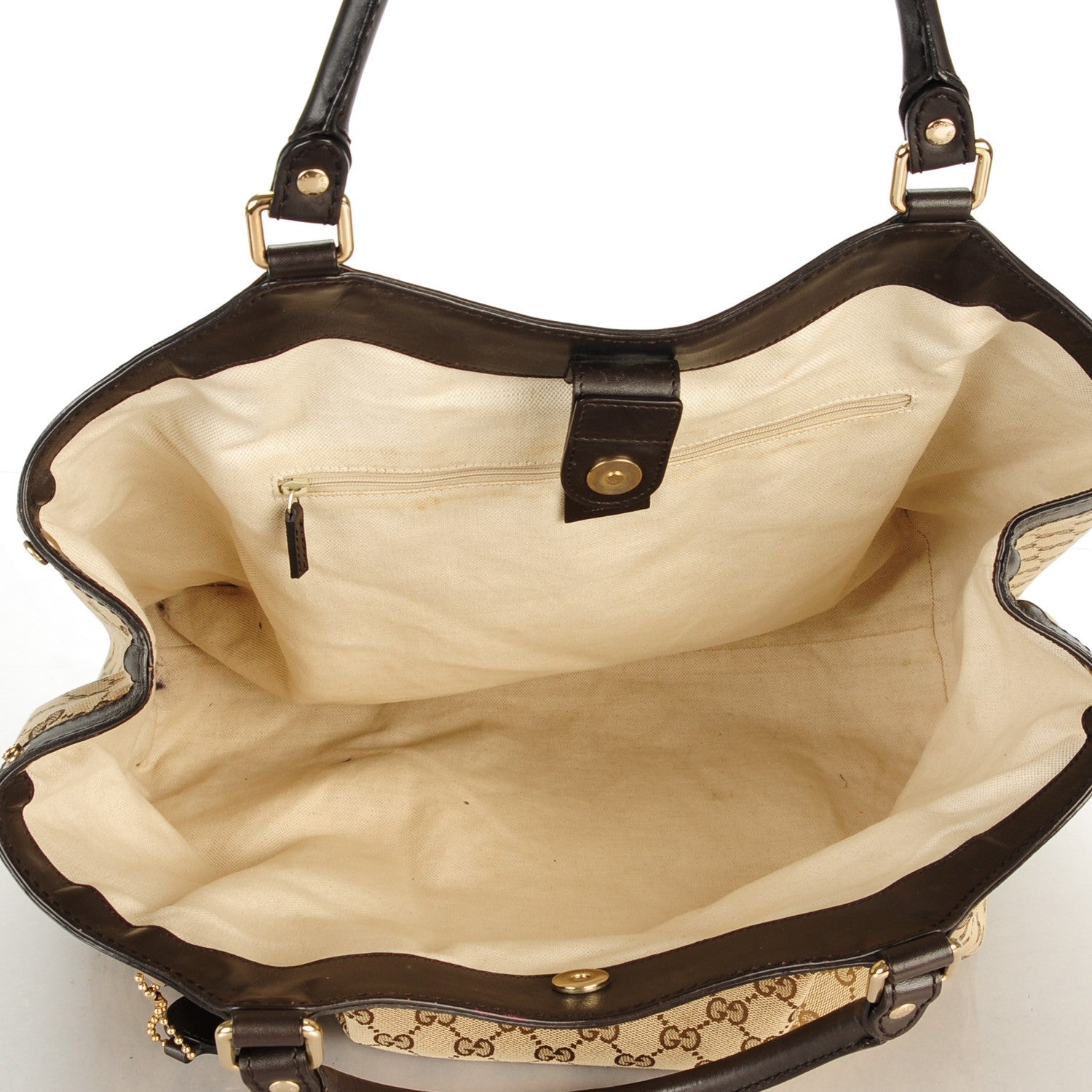 Gucci Monogram Large Sukey Tote Dark Brown 5 of 8