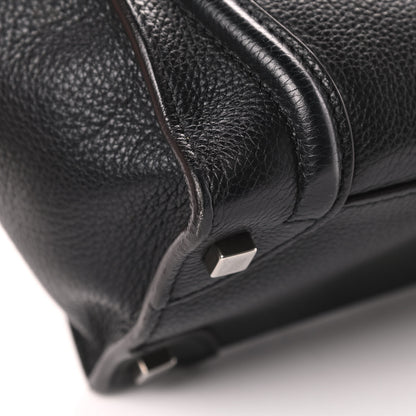 Celine Drummed Calfskin Micro Luggage Black 12 of 17