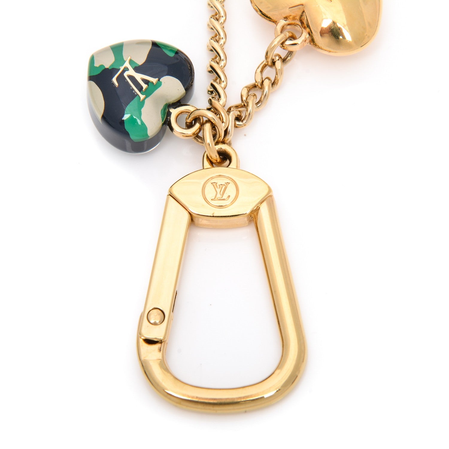 Louis Vuitton Resin Leopard Key Holder Blue Infini 4 of 4