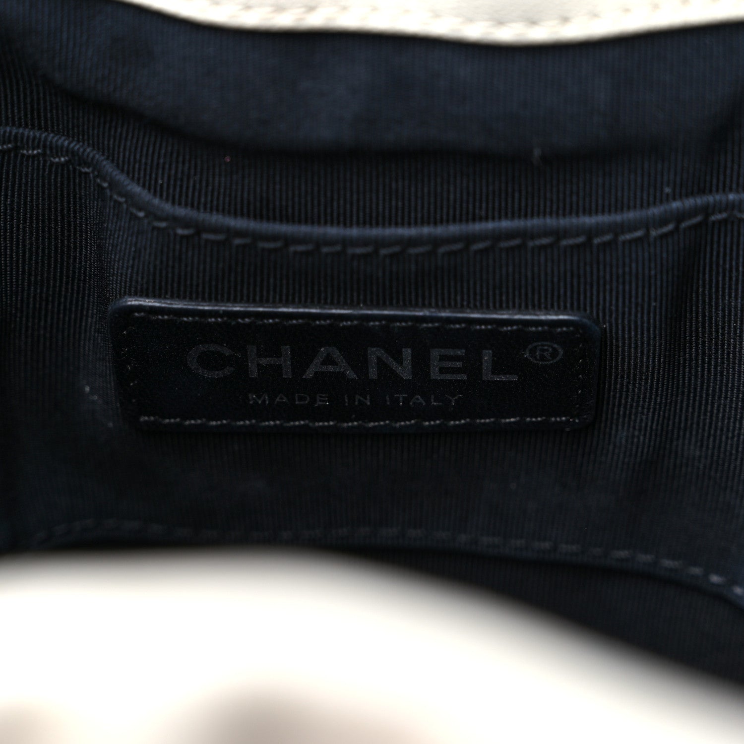 Chanel Lambskin Quilted Cuba Drawstring Tote Red White Blue 6 of 11