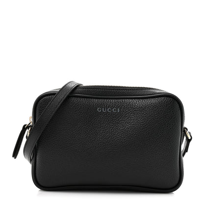 Gucci Pebbled Calfskin Shoulder Bag  Black 1 of 10