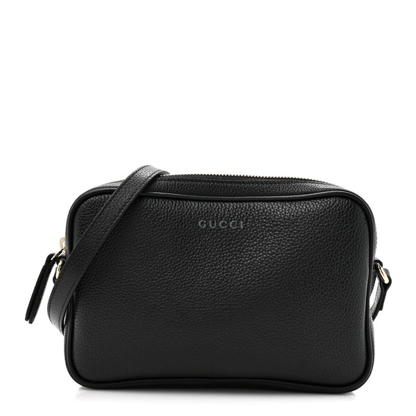 Gucci Pebbled Calfskin Shoulder Bag Black 1860219 – FASHIONPHILE