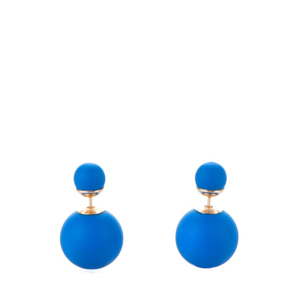 Christian Dior Mise En Dior Tribal Earrings Blue 1 of 4
