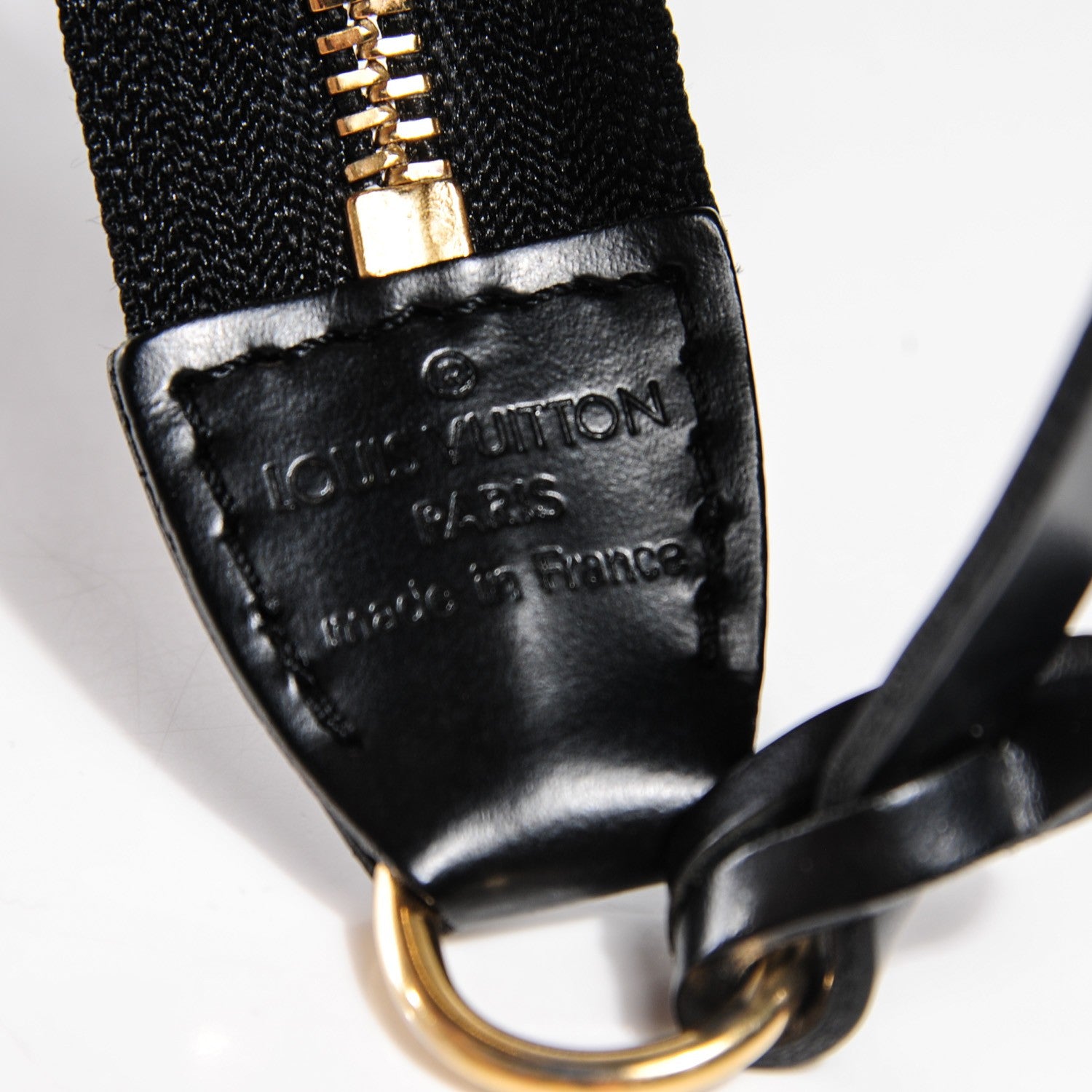 Louis Vuitton Epi Pochette Accessories 24 Black 6 of 8