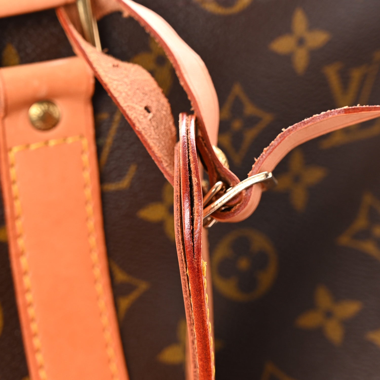 Louis Vuitton Monogram Keepall Bandouliere 55 19 of 20