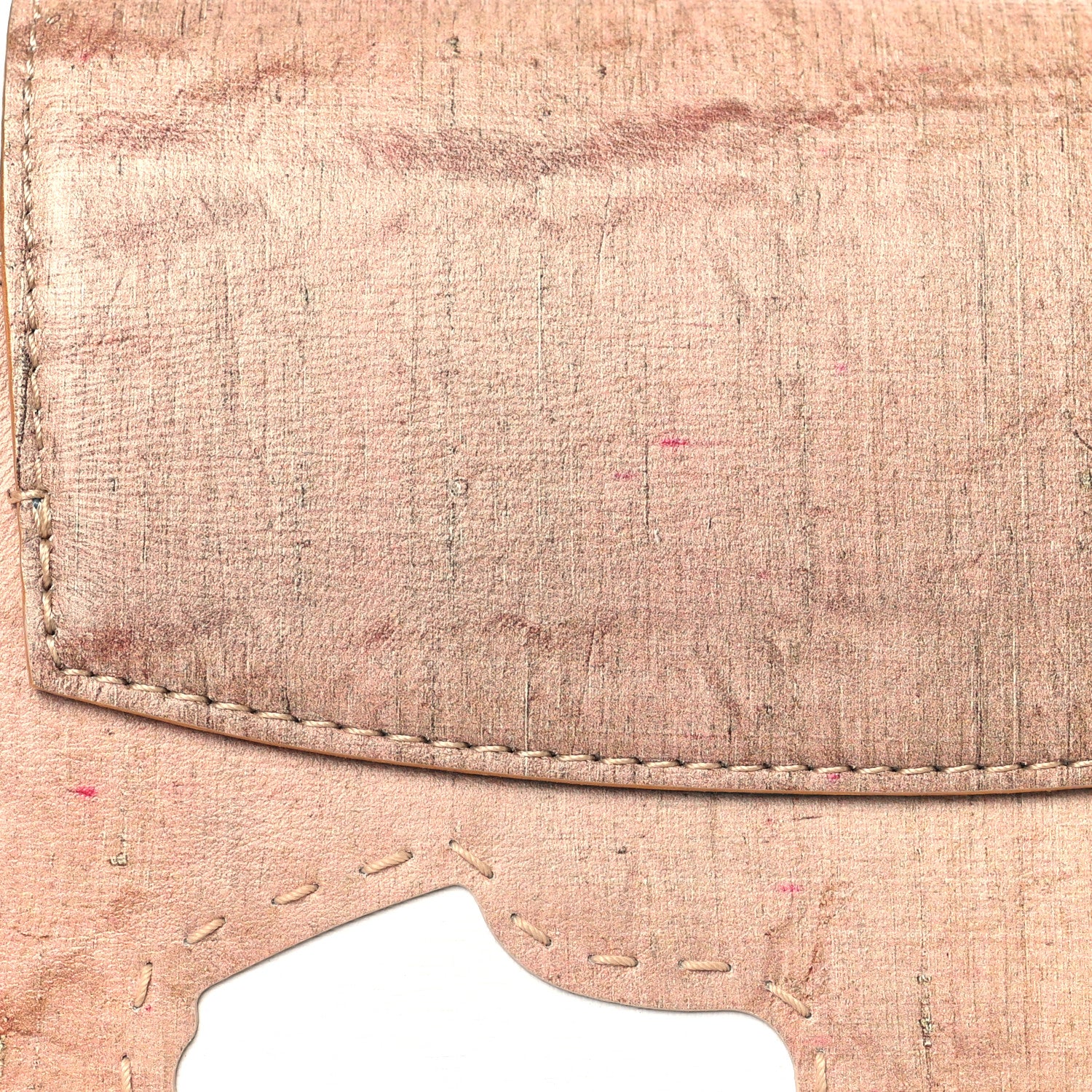 Louis Vuitton X BILLIE ZANGEWA Calfskin Printed Embroidered Capucines Artypucines MM Beige Beige 14 of 15