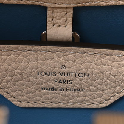 Louis Vuitton Taurillon Capucines MM Gradient Blue 6 of 9