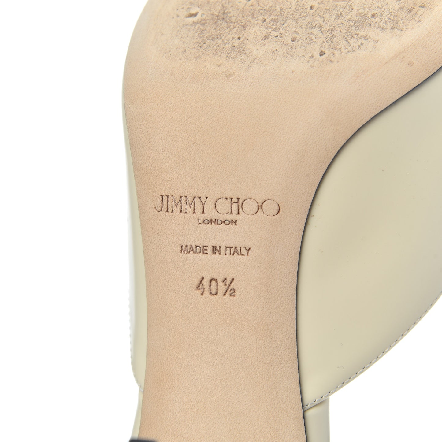 Calfskin Rav 65 Pointed Toe Mule Pumps 40.5 Linen