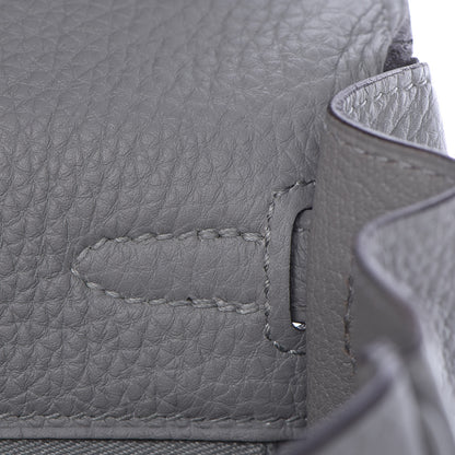 Hermes Togo Kelly Retourne 25 Gris Mouette 26 of 35