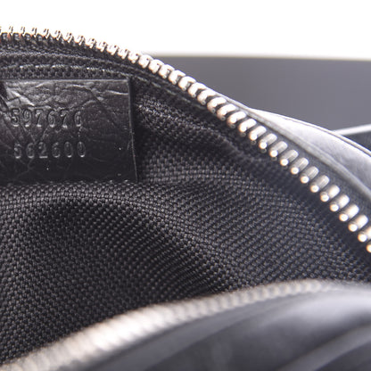 Gucci Fluffy Calfskin Mini Morpheus Belt Bag 90 36 Black 9 of 10