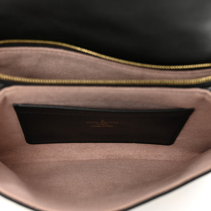 Louis Vuitton Lambskin Embossed Monogram Pochette Coussin Black 6 of 9