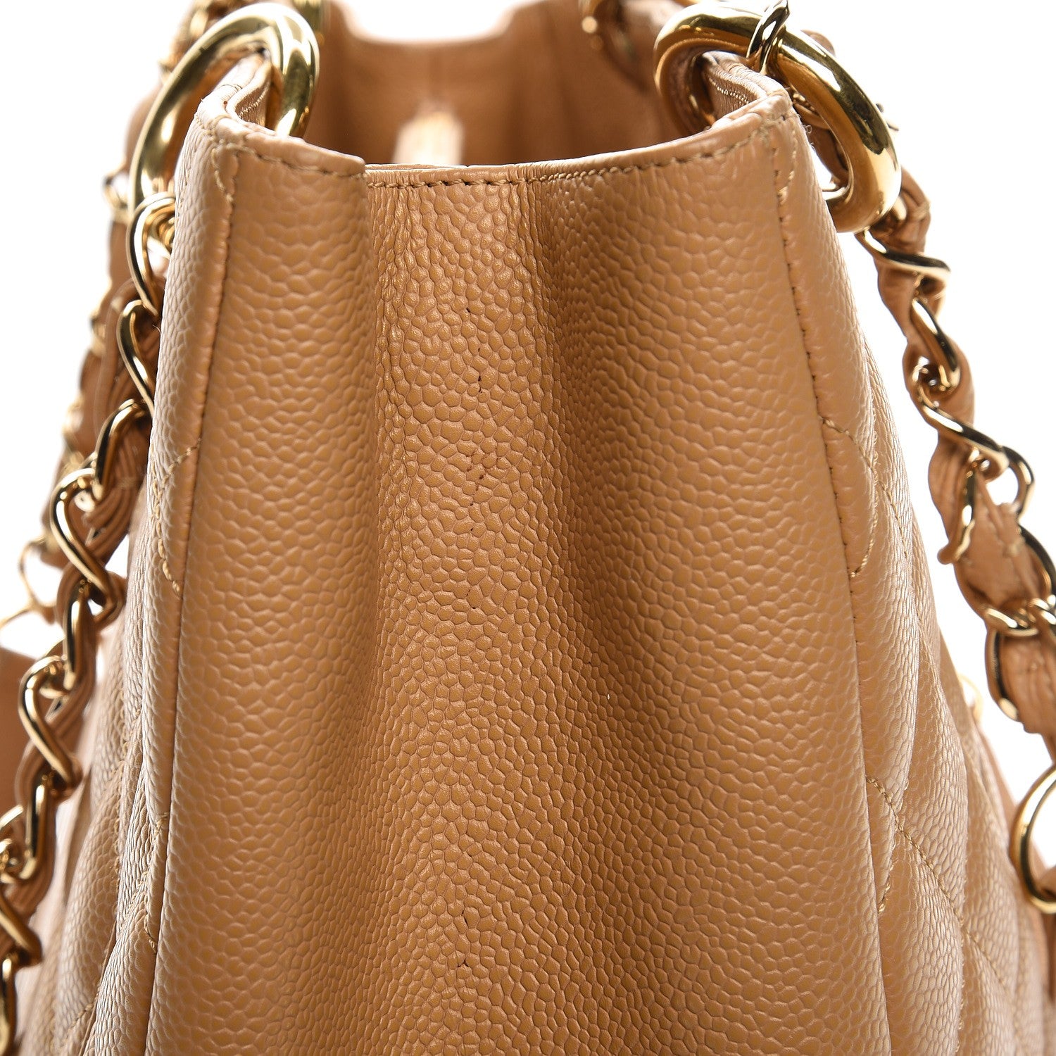 Chanel Caviar Quilted Grand Shopping Tote GST Beige 15 of 15