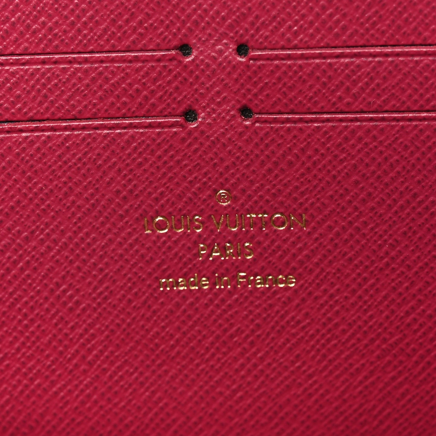 Monogram Clemence Wallet Fuchsia