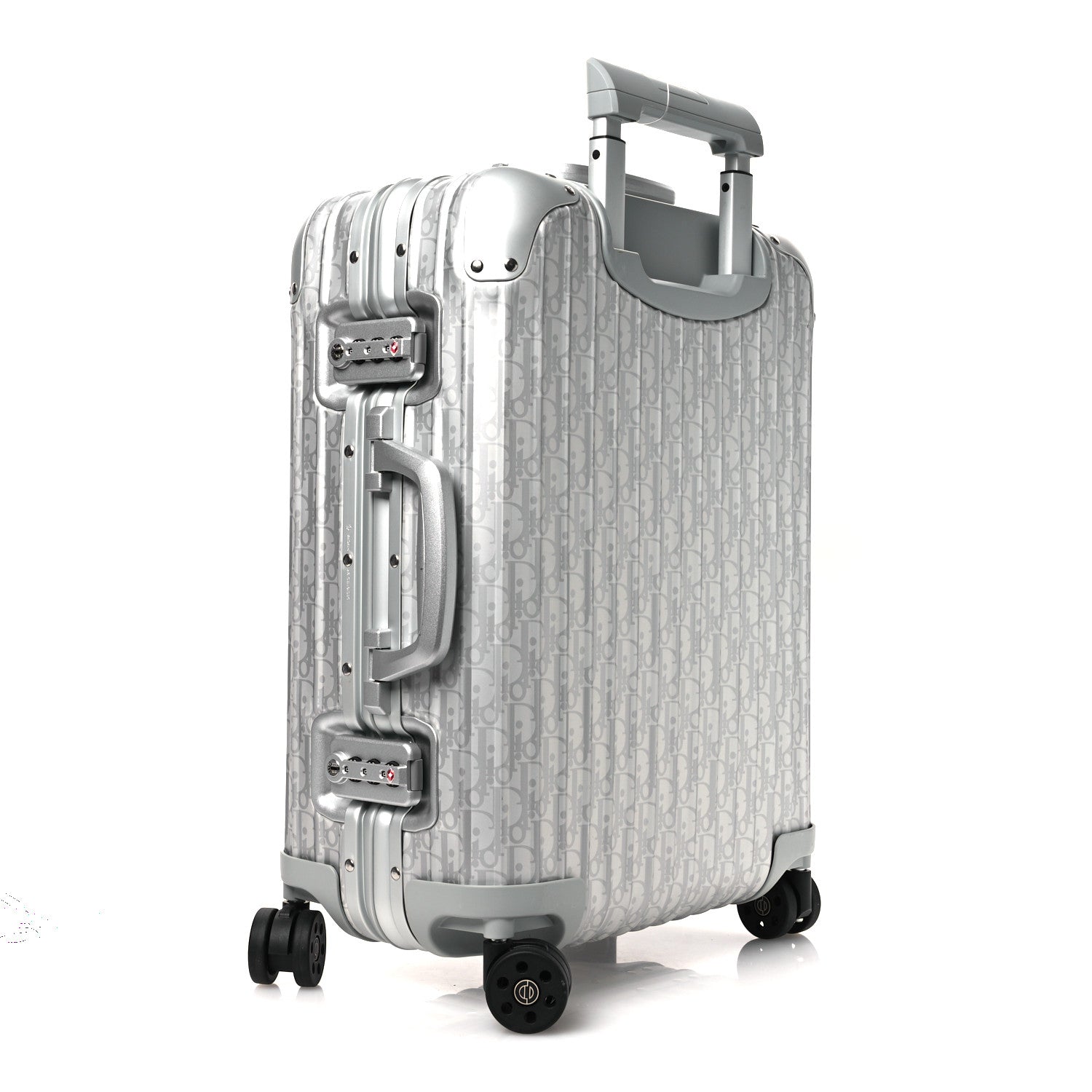 Christian Dior X RIMOWA Aluminum Gradient Cabin Luggage Silver 2 of 8