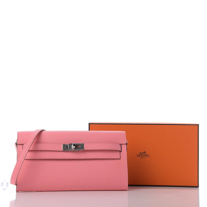 Hermes Epsom Kelly Wallet To Go Rose Confetti 9 of 9