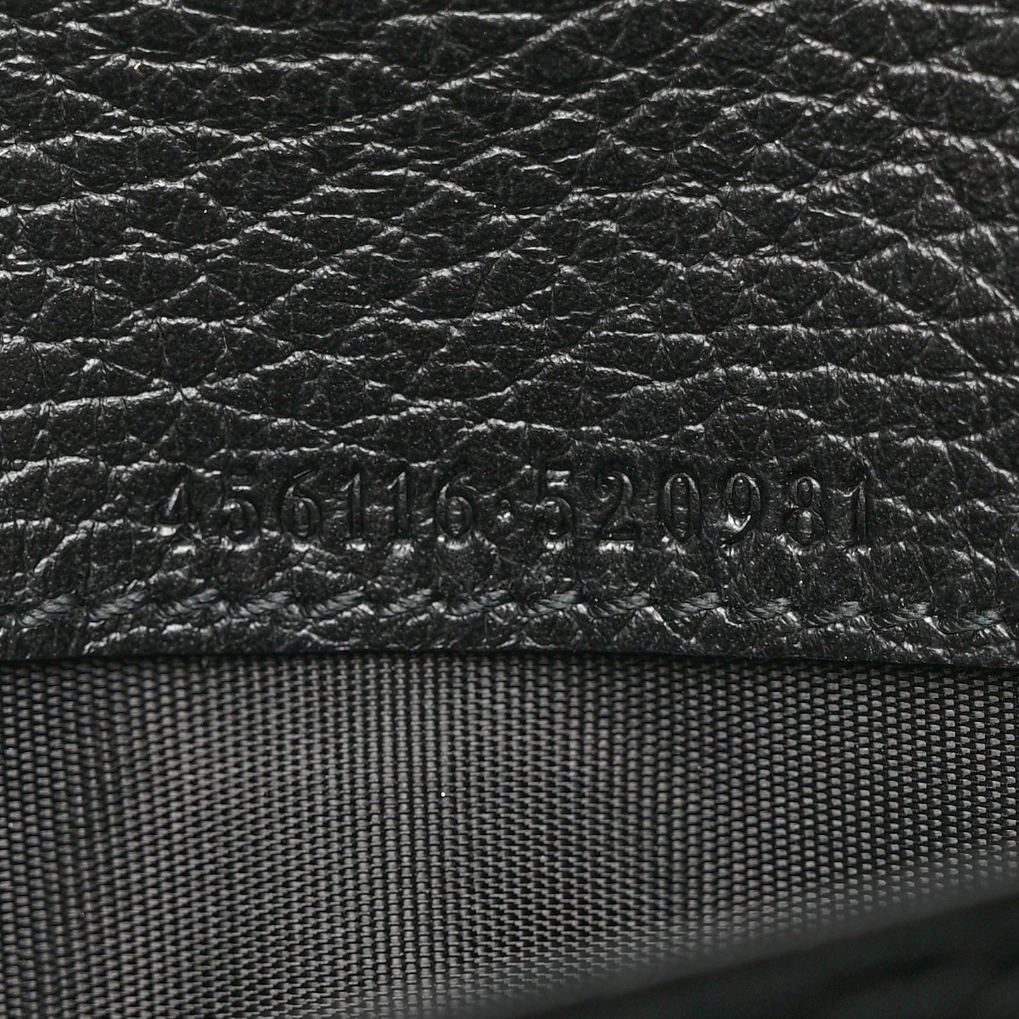 Dollar Calfskin GG Marmont Continental Wallet Black