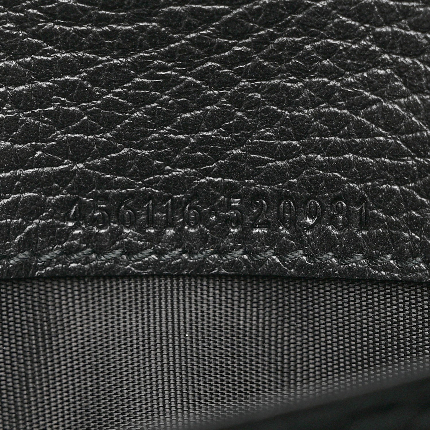 Gucci Dollar Calfskin GG Marmont Continental Wallet Black 7 of 11