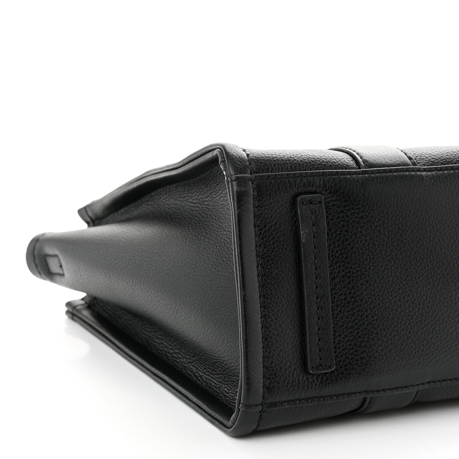 Marc Jacobs Grained Calfskin Medium The Tote Bag Black 9 of 10