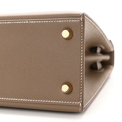 Hermes Epsom Kelly Sellier 25 Etoupe 10 of 11