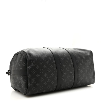 Louis Vuitton Monogram Eclipse Keepall Bandouliere 45 3 of 11
