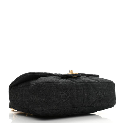 Chanel Denim Quilted Medium Funky Town Flap Black 4 of 11