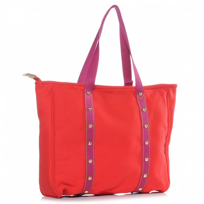 Louis Vuitton Toile Antigua Cabas GM Red 3 of 7