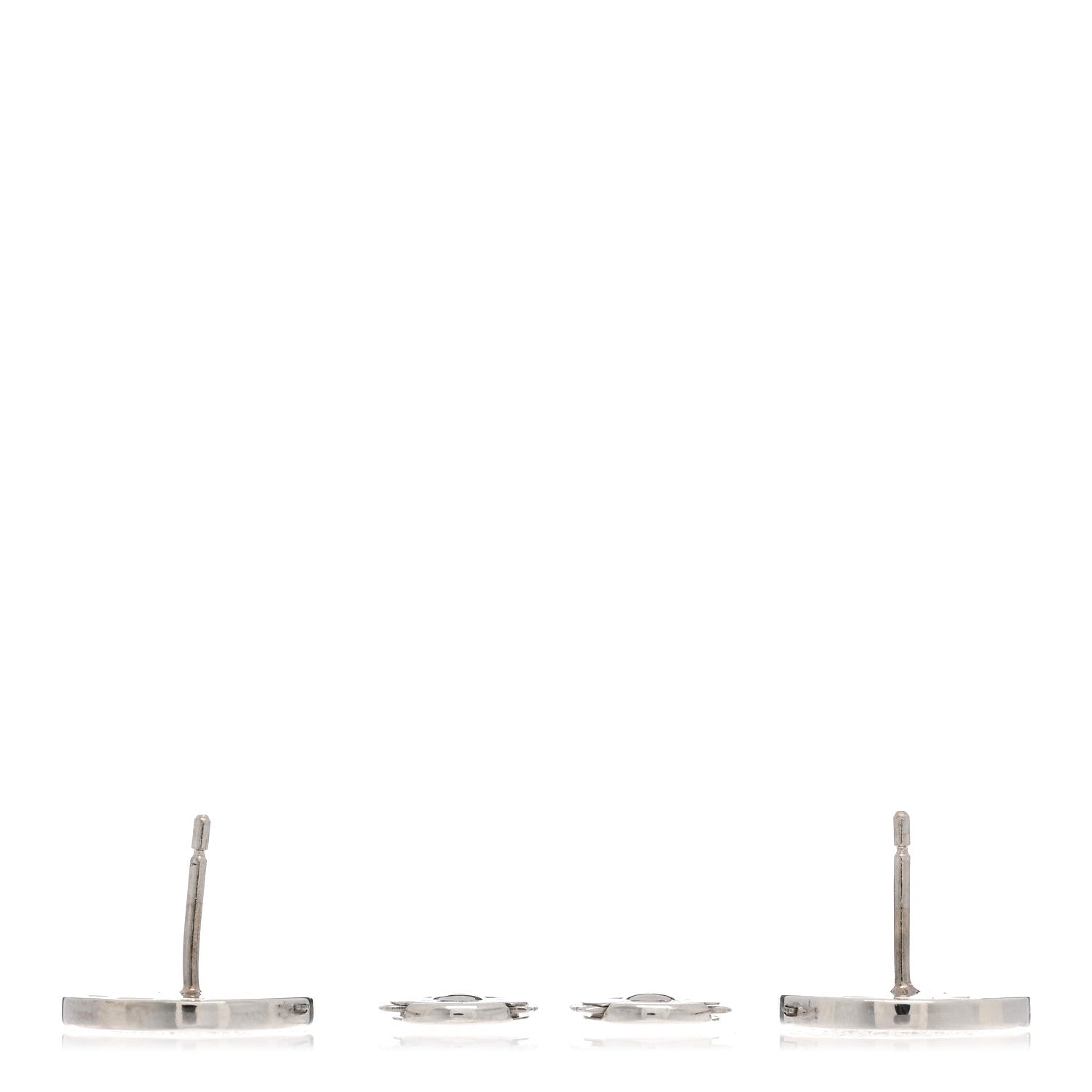 Bulgari 18K White Gold Diamond BVLGARI BVLGARI Stud Earrings 3 of 4