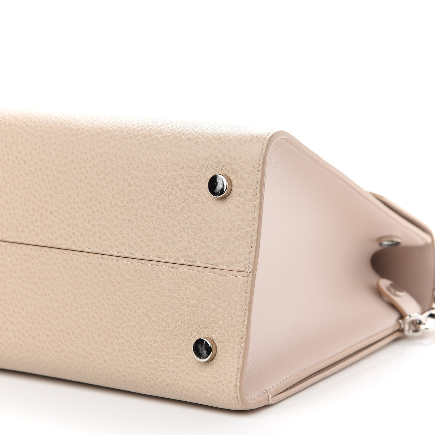 Grained Calfskin Medium Diorever Flap Tapioca