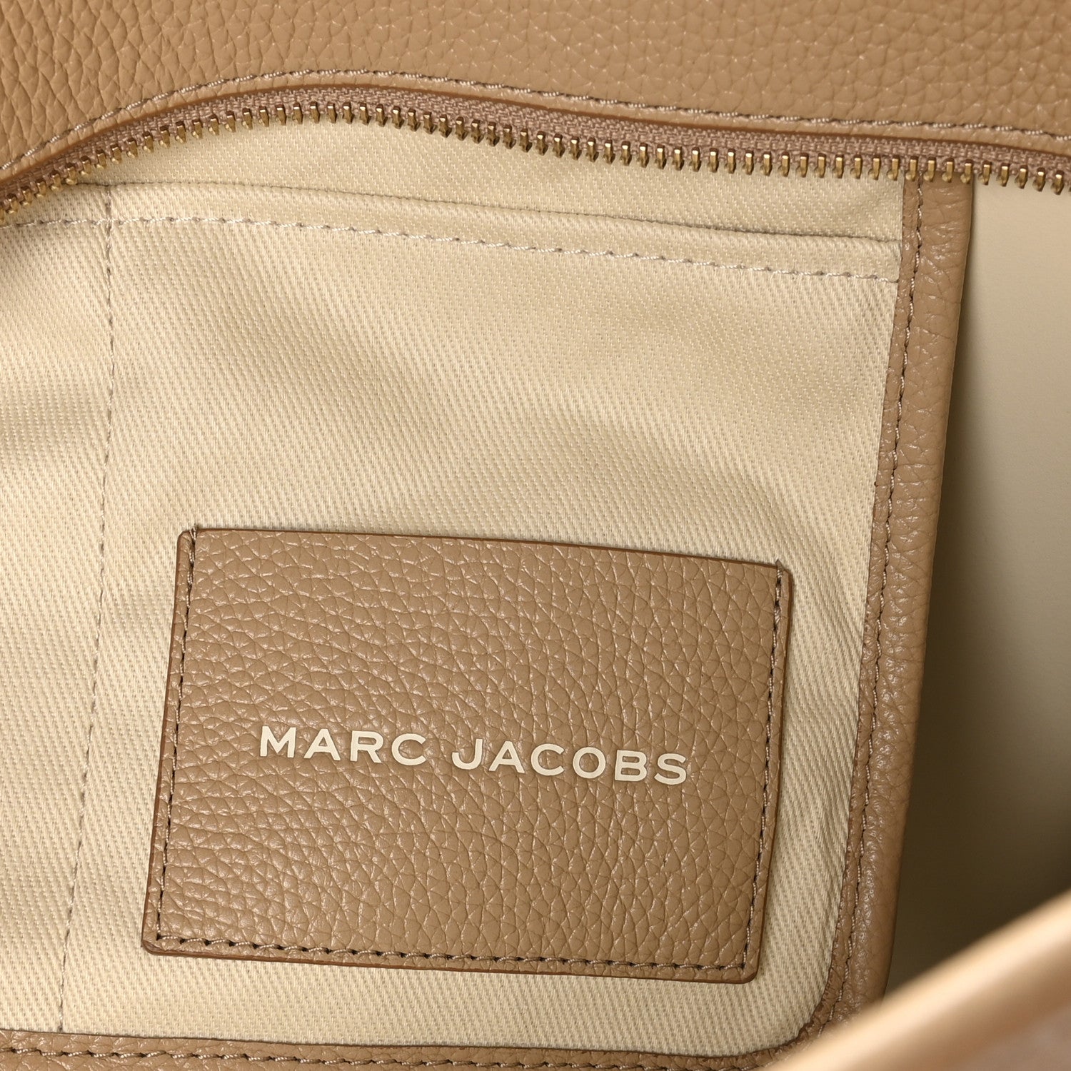 Marc Jacobs Grained Calfskin Large The Tote Bag Camel 6 of 12