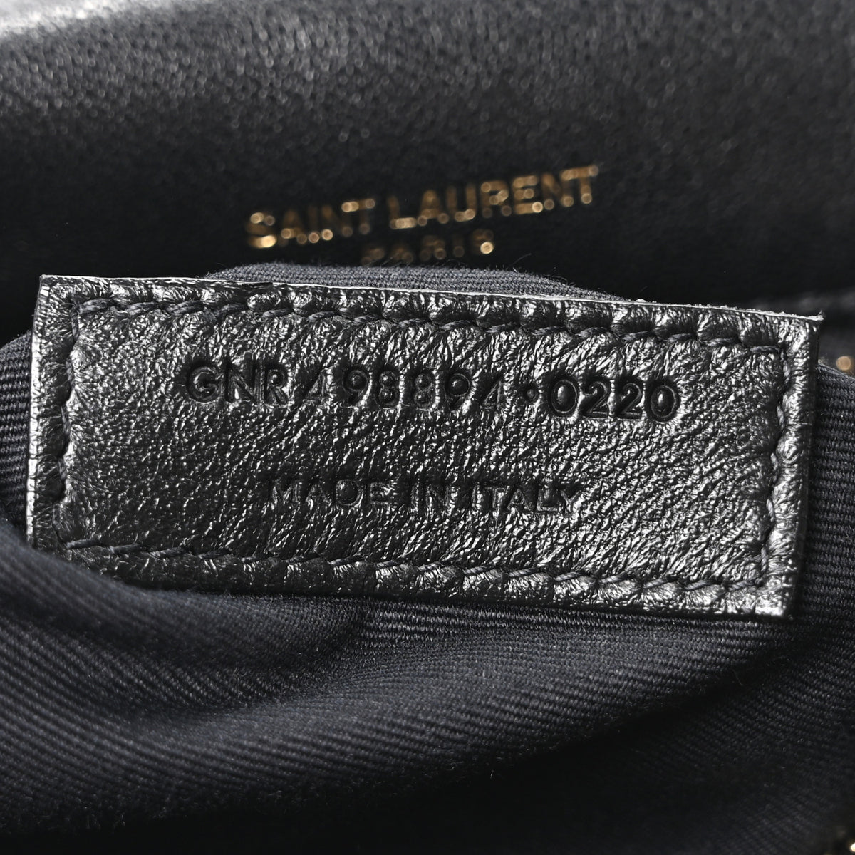 Saint Laurent Lambskin Matelasse Monogram Medium Niki Chain Satchel Black 6 of 9