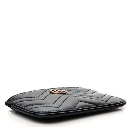 Gucci Calfskin Matelasse GG Marmont Key Case Black 4 of 9