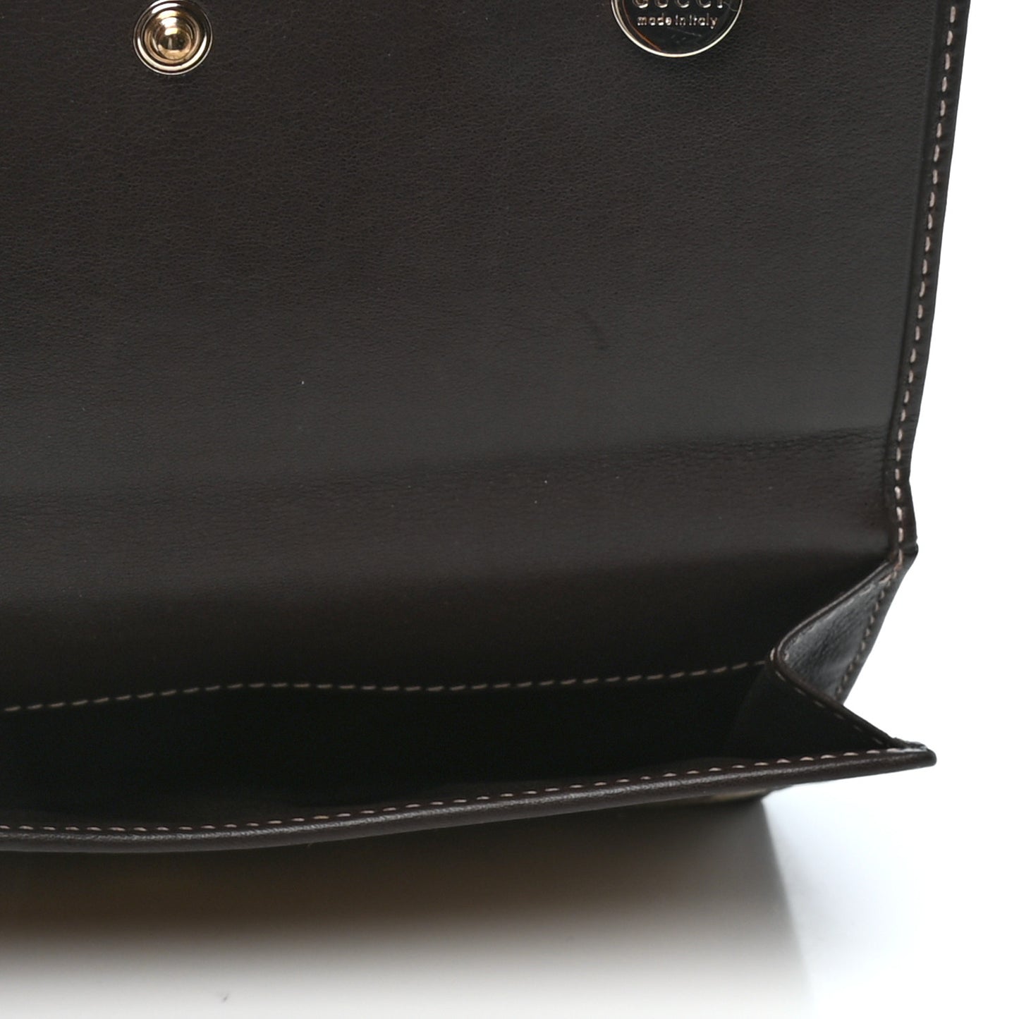 Monogram Guccioli Brando Chihuahua Continental Wallet Dark Brown