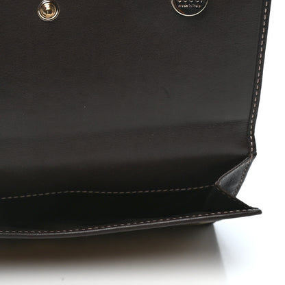 Gucci Monogram Guccioli Brando Chihuahua Continental Wallet Dark Brown 5 of 10