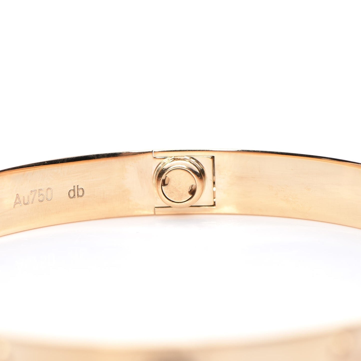 18K Yellow Gold LOVE Bracelet 17