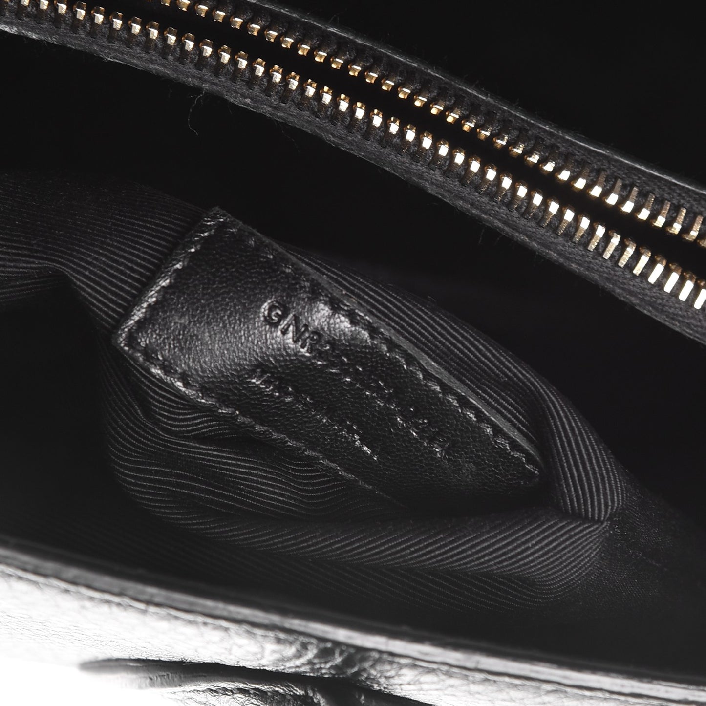Grained Calfskin Small Sac De Jour Black