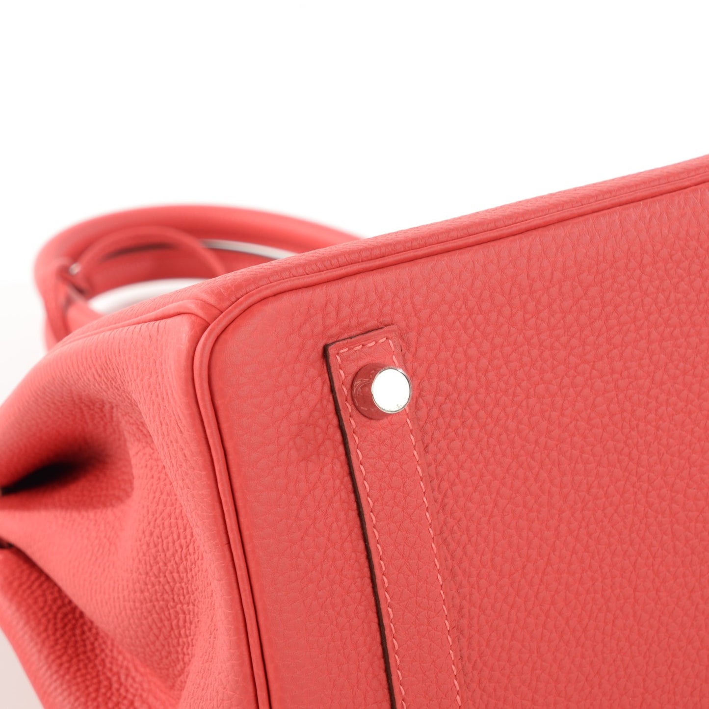 Togo Birkin 30 Rouge Pivoine