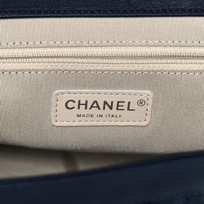 Chanel Washed Lambskin Quilted Mini Chain Around Flap Navy 5 of 9