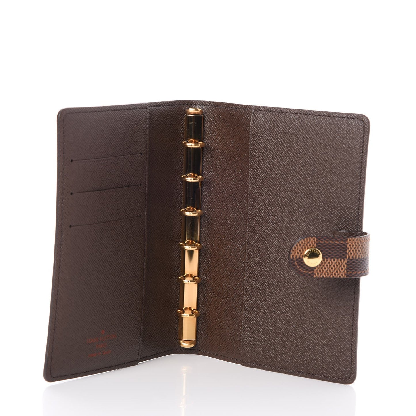 Damier Ebene Small Ring Agenda Cover