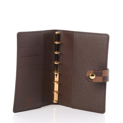 Louis Vuitton Damier Ebene Small Ring Agenda Cover 5 of 6