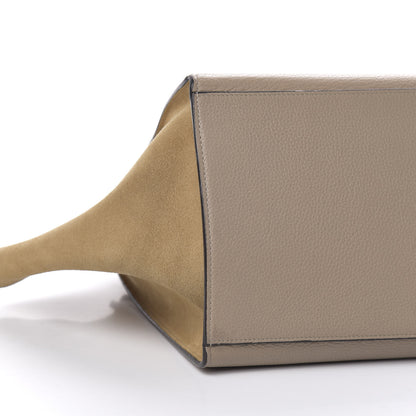 Celine Drummed Calfskin Suede Medium Trapeze Dune 8 of 10