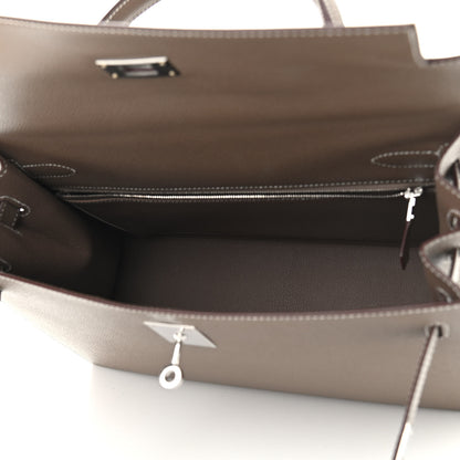 Hermes Epsom Kelly Sellier 32 Etoupe 4 of 9