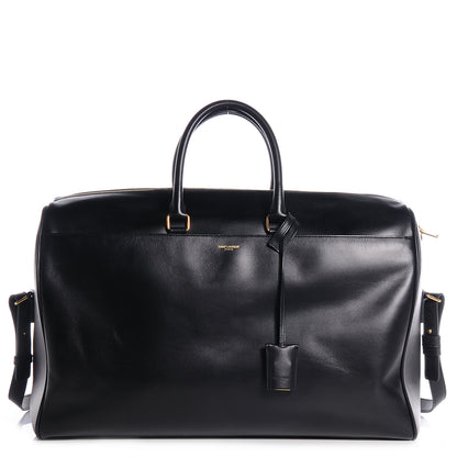 Saint Laurent Calfskin Classic Duffle 24 Black 1 of 8