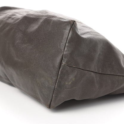 Chanel Distressed Caviar XL Coco Cabas Brown 9 of 11