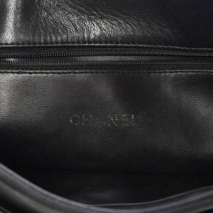 Chanel Lambskin CC Shopping Tote Black 8 of 12