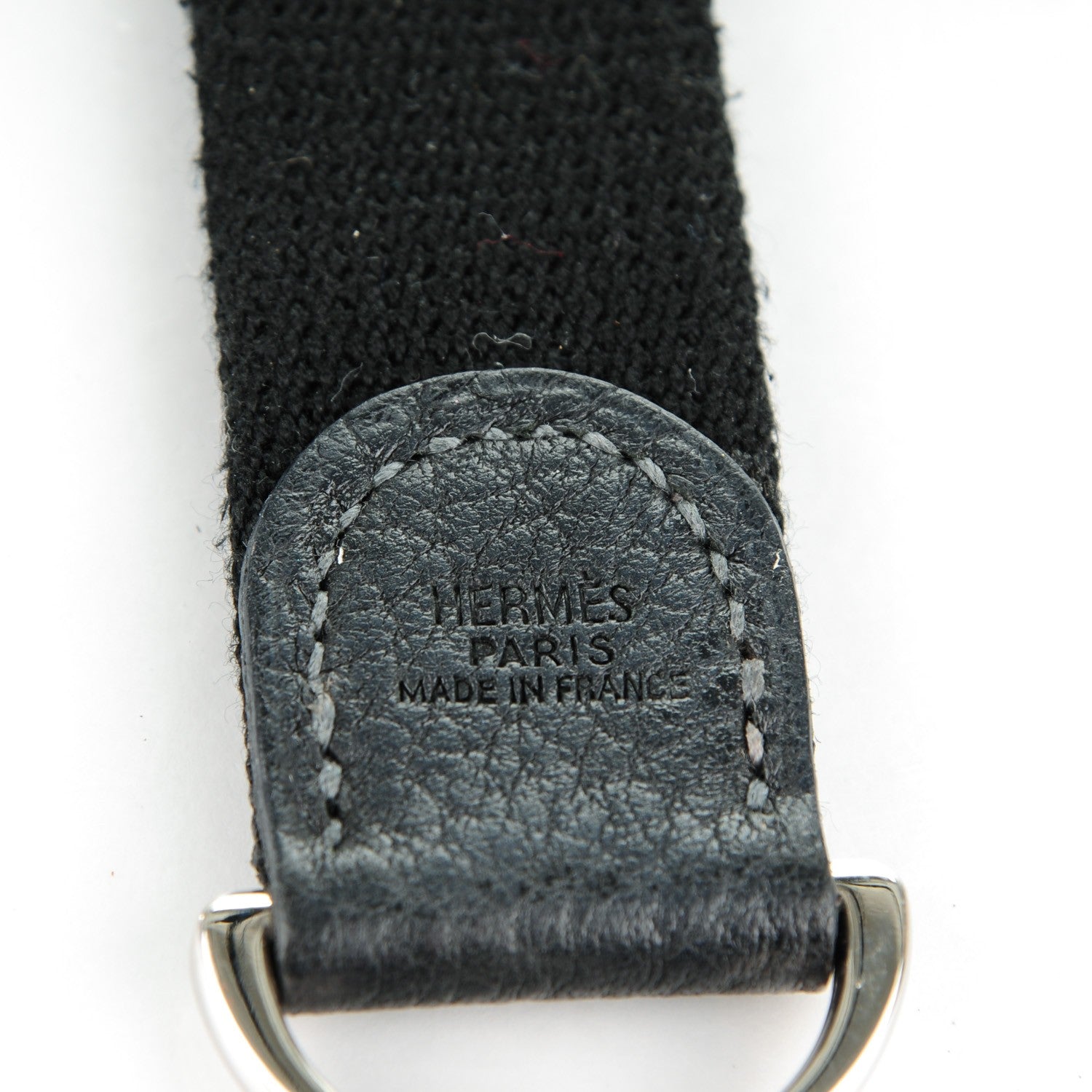 Hermes Toile Taurillon Clemence Shoulder Strap Black 6 of 8