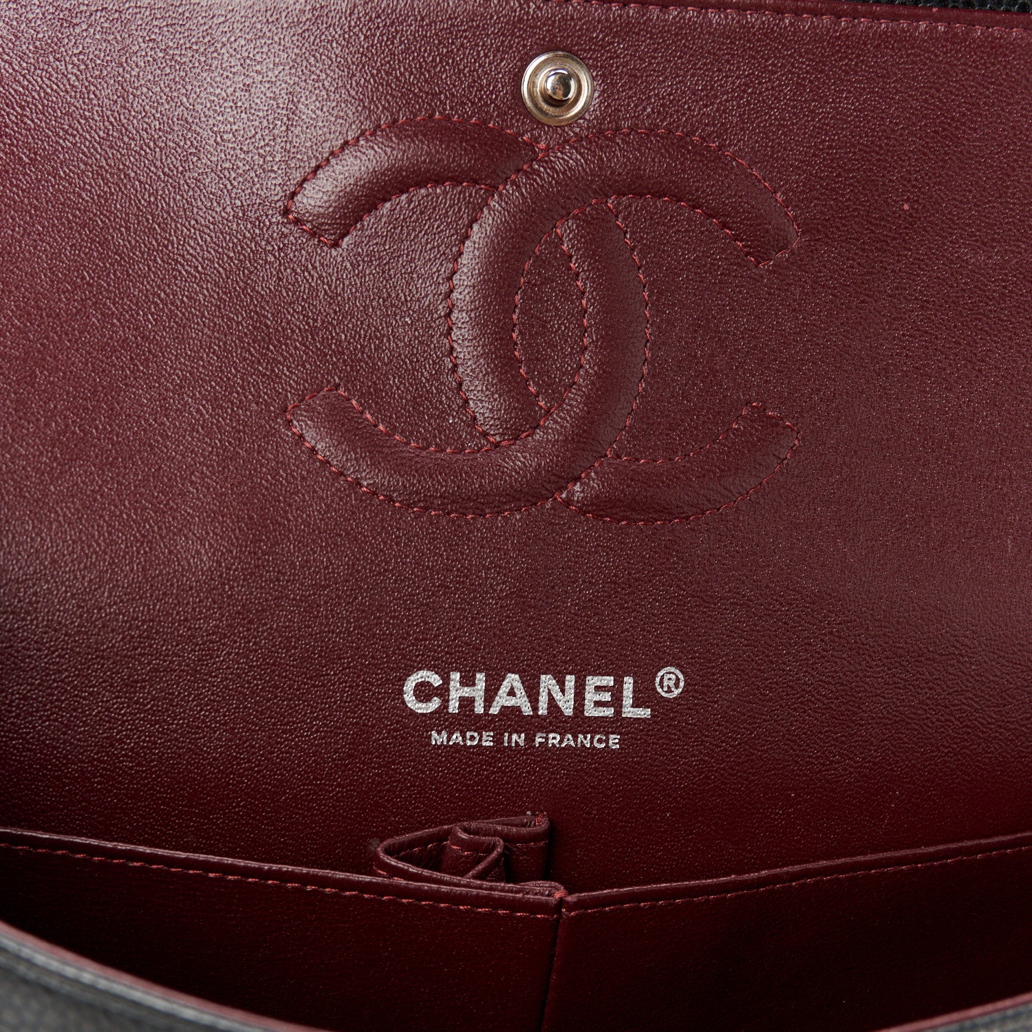 Chanel Caviar Quilted Medium Double Flap Black 6 of 11